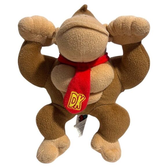 Donkey Kong Plush Figure 10" NINTENDO SUPER‎ MARIO - Picture 1 of 5